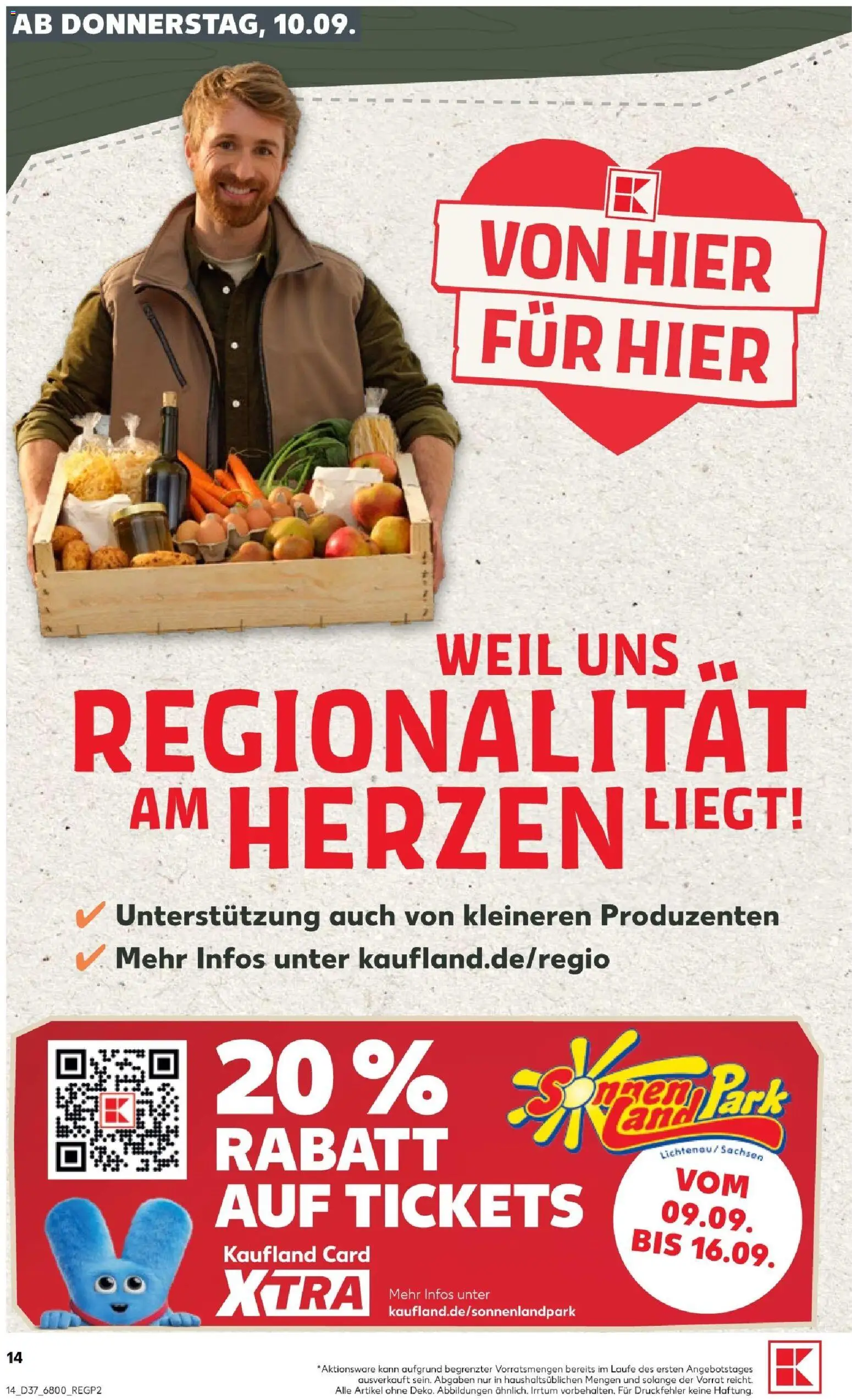 Vorschau von dem Prospekt des Geschäftes Kaufland, gültig ab dem 10.09.2026