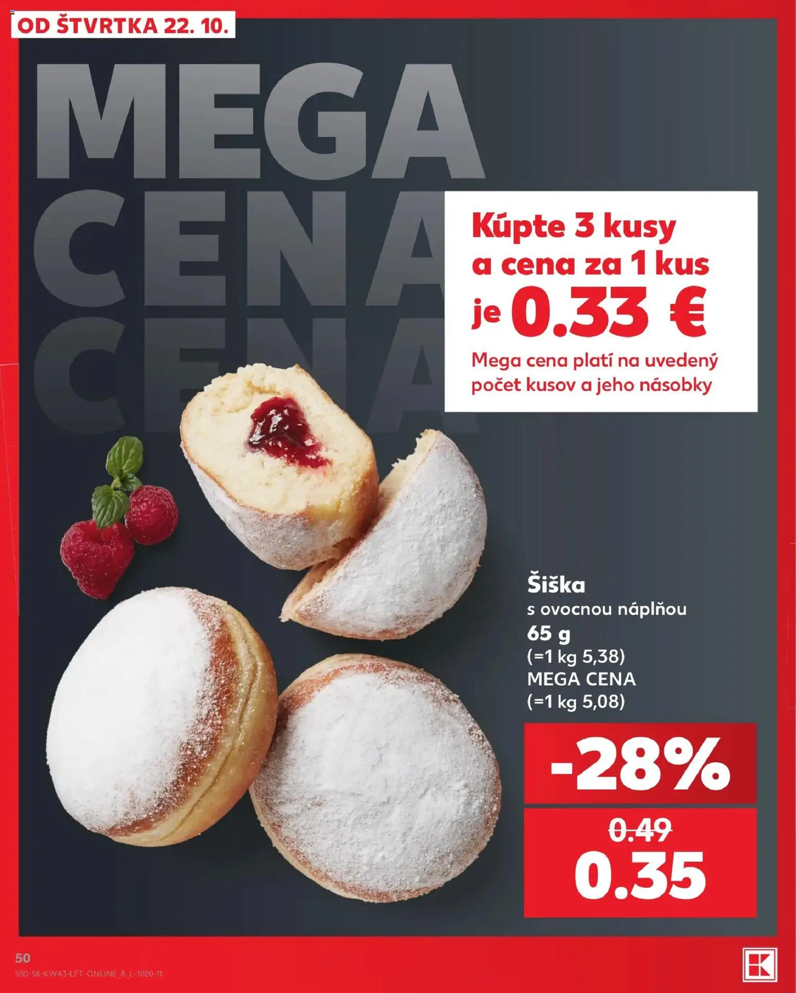 Náhľad Kaufland letáku platného od 22.10.2026 - Šiška