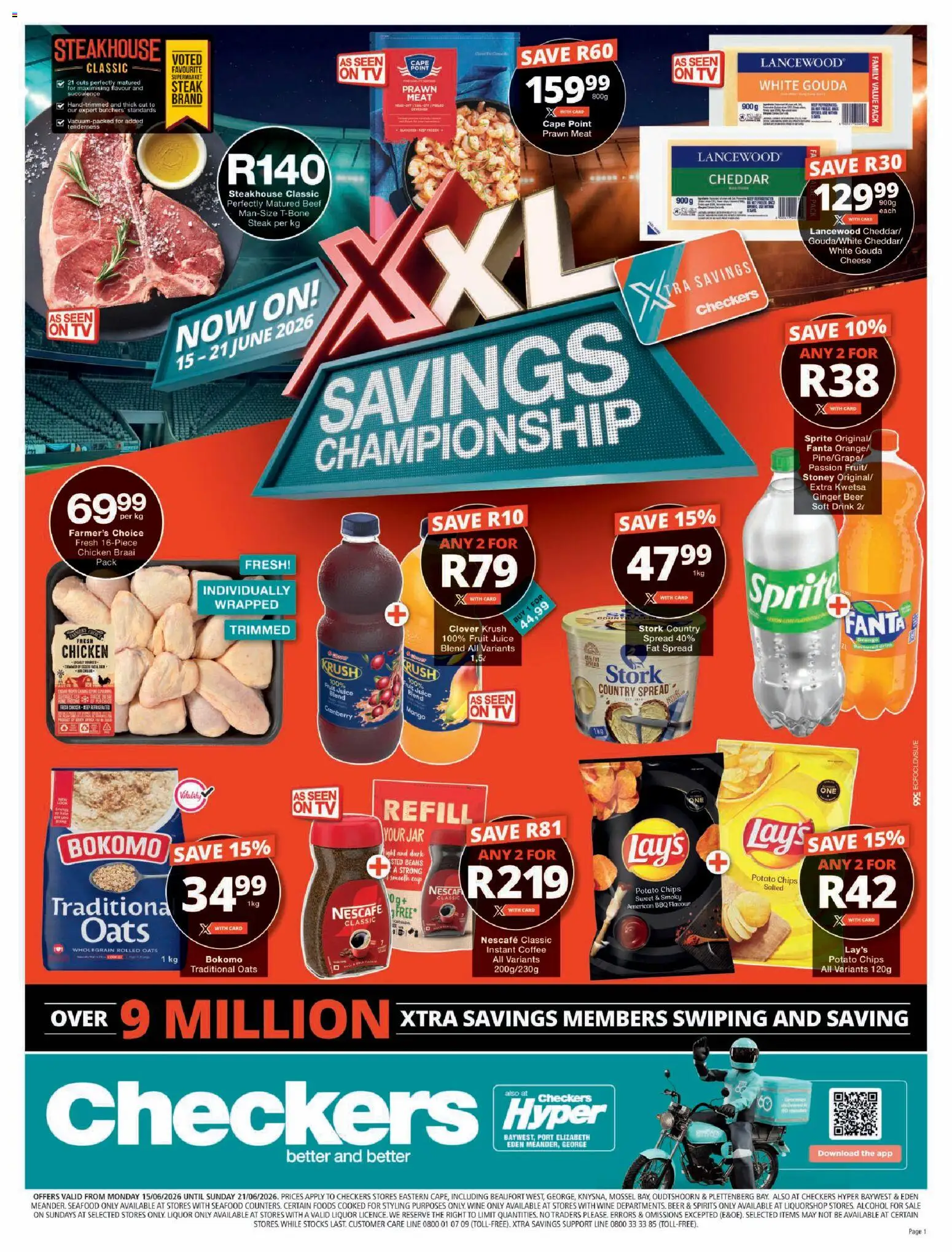 Preview of Checkers flyer valid from 15/06/2026