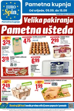 Pregled letka Eurospin Katalog trgovine Eurospin vrijedi od 09.09.2026