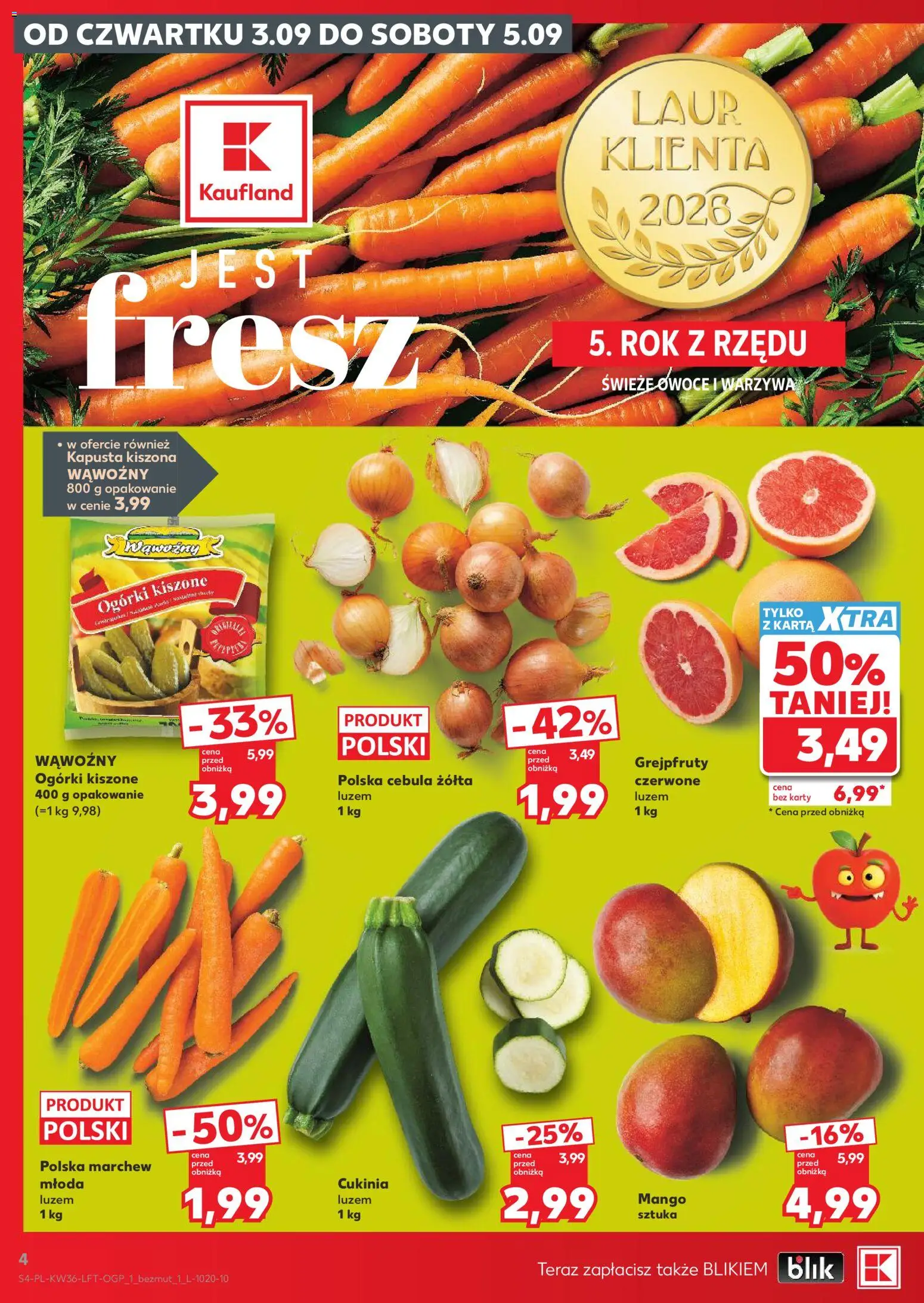 Pogląd gazetki "Kaufland gazetka" ze sklepu Kaufland ważnej od 03.09.2026