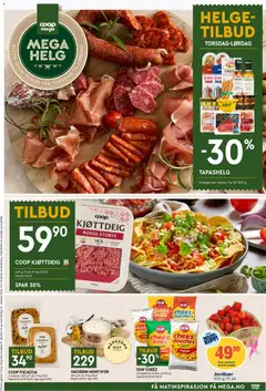 Forhåndsvis Coop Mega Mega Helg fra butikk Coop Mega gyldig fra 22/10/2026
