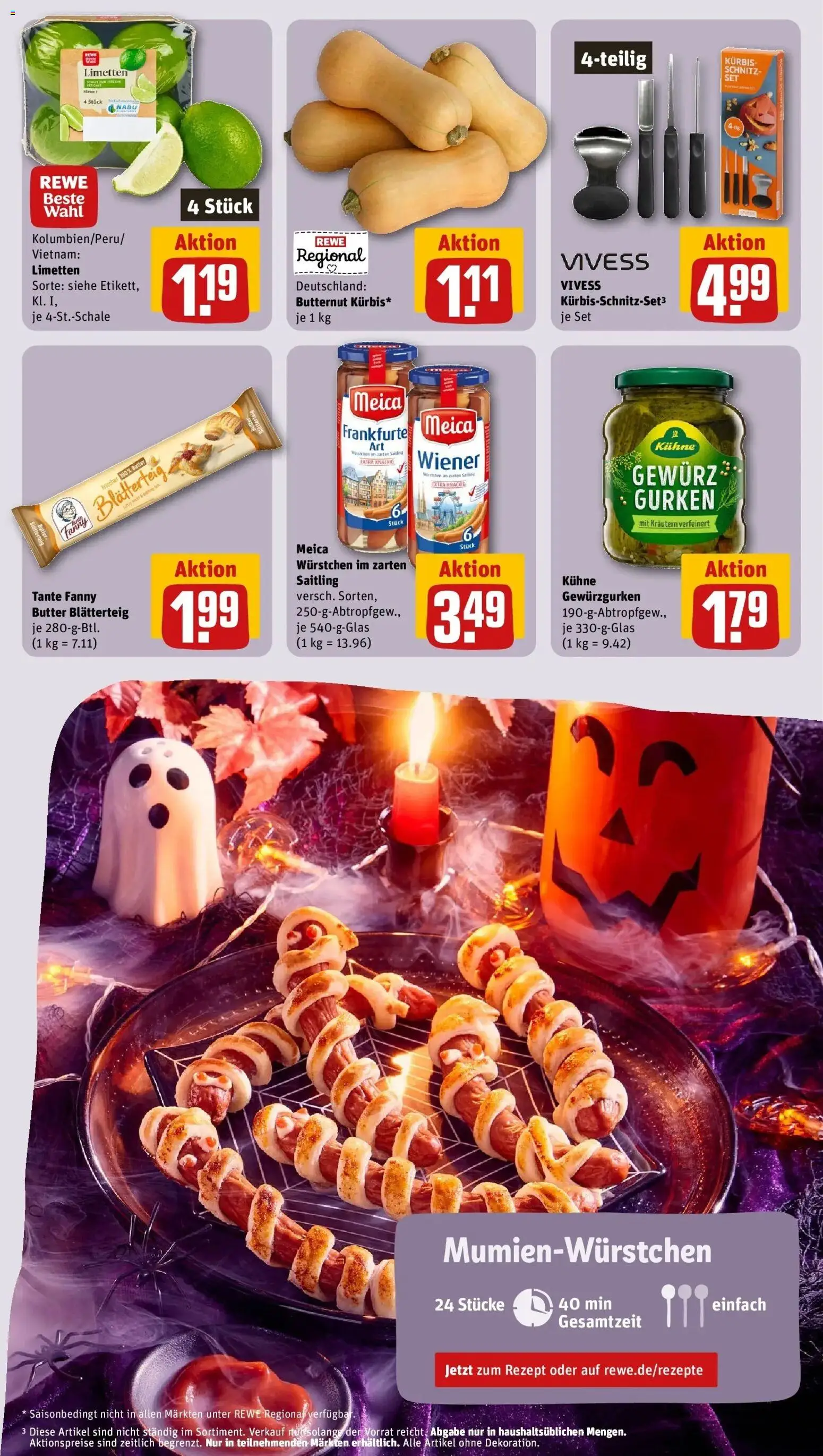 Vorschau von dem Prospekt des Geschäftes Rewe, gültig ab dem 26.10.2026
