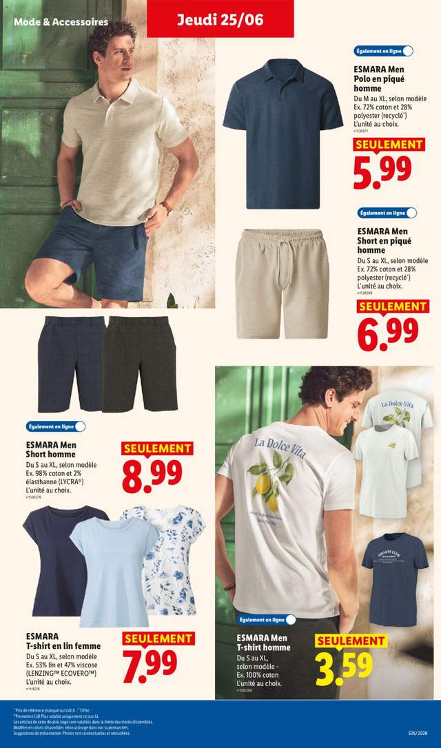 Nouveau catalogue Lidl à partir du 25/06