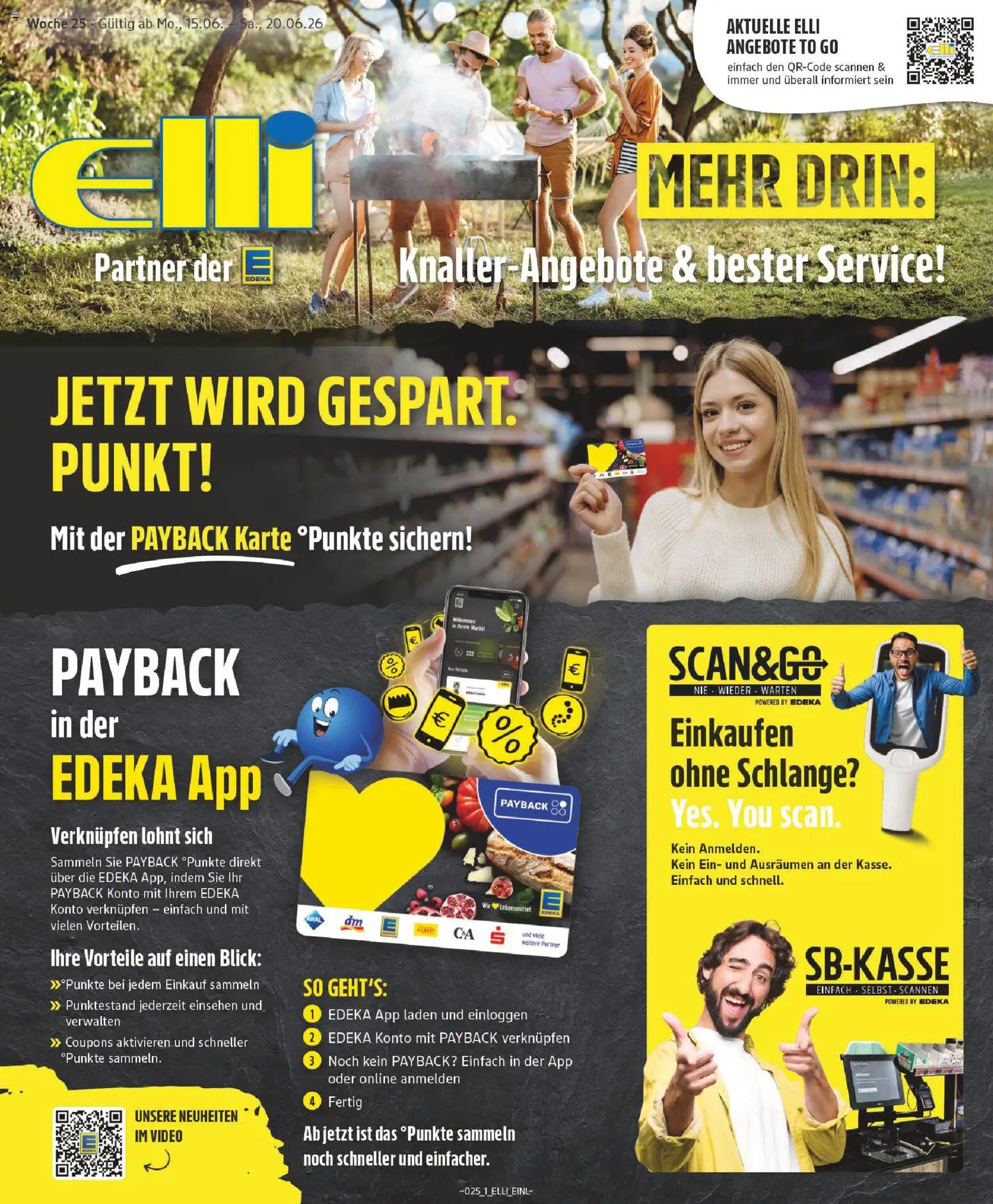 Vorschau von dem Prospekt des Geschäftes Elli Markt, gültig ab dem 15.06.2026 - Video