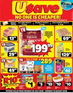 Preview of Usave flyer valid from 20/07/2026