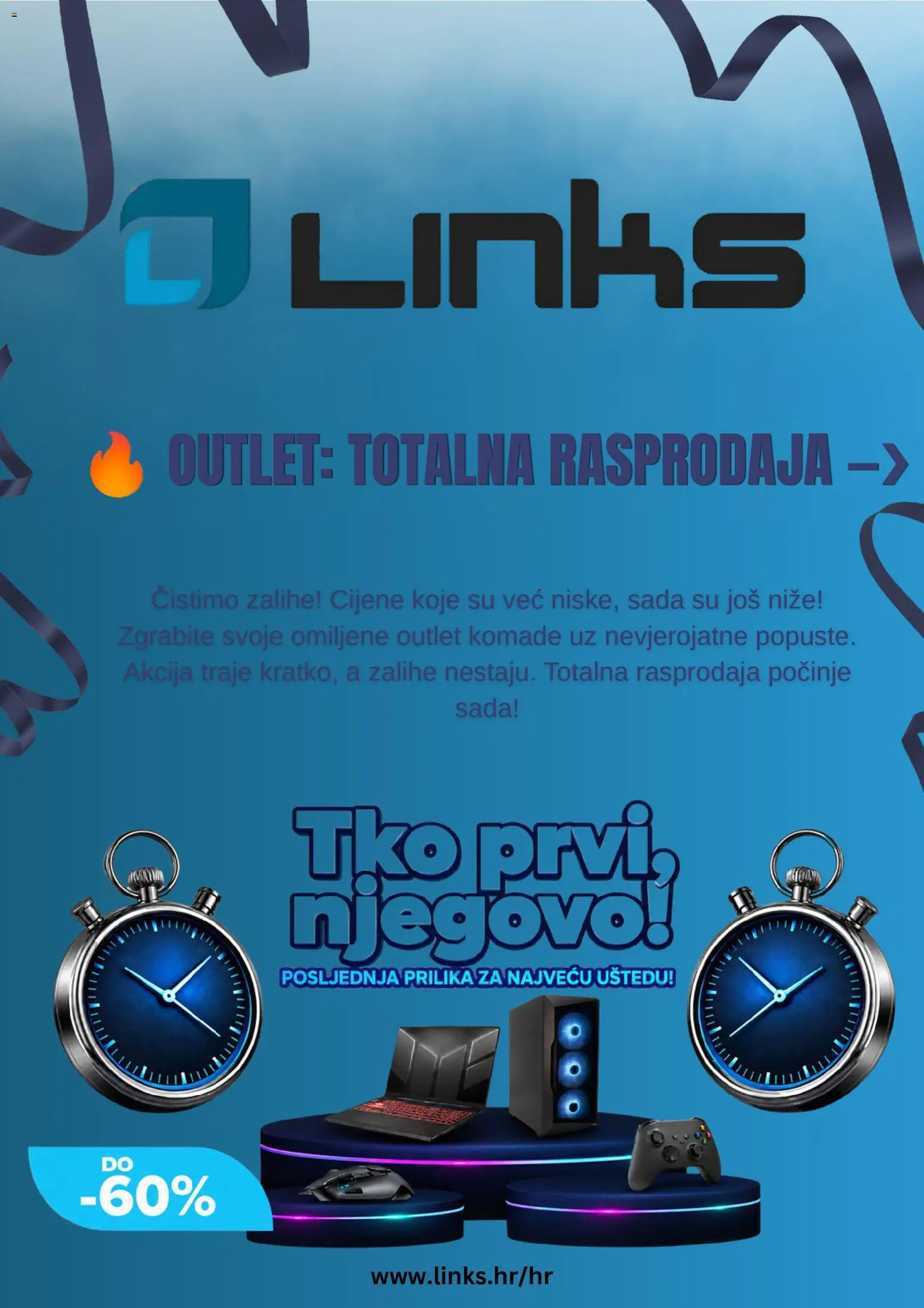 Pregled letka Links Katalog trgovine Links vrijedi od 16.10.2026