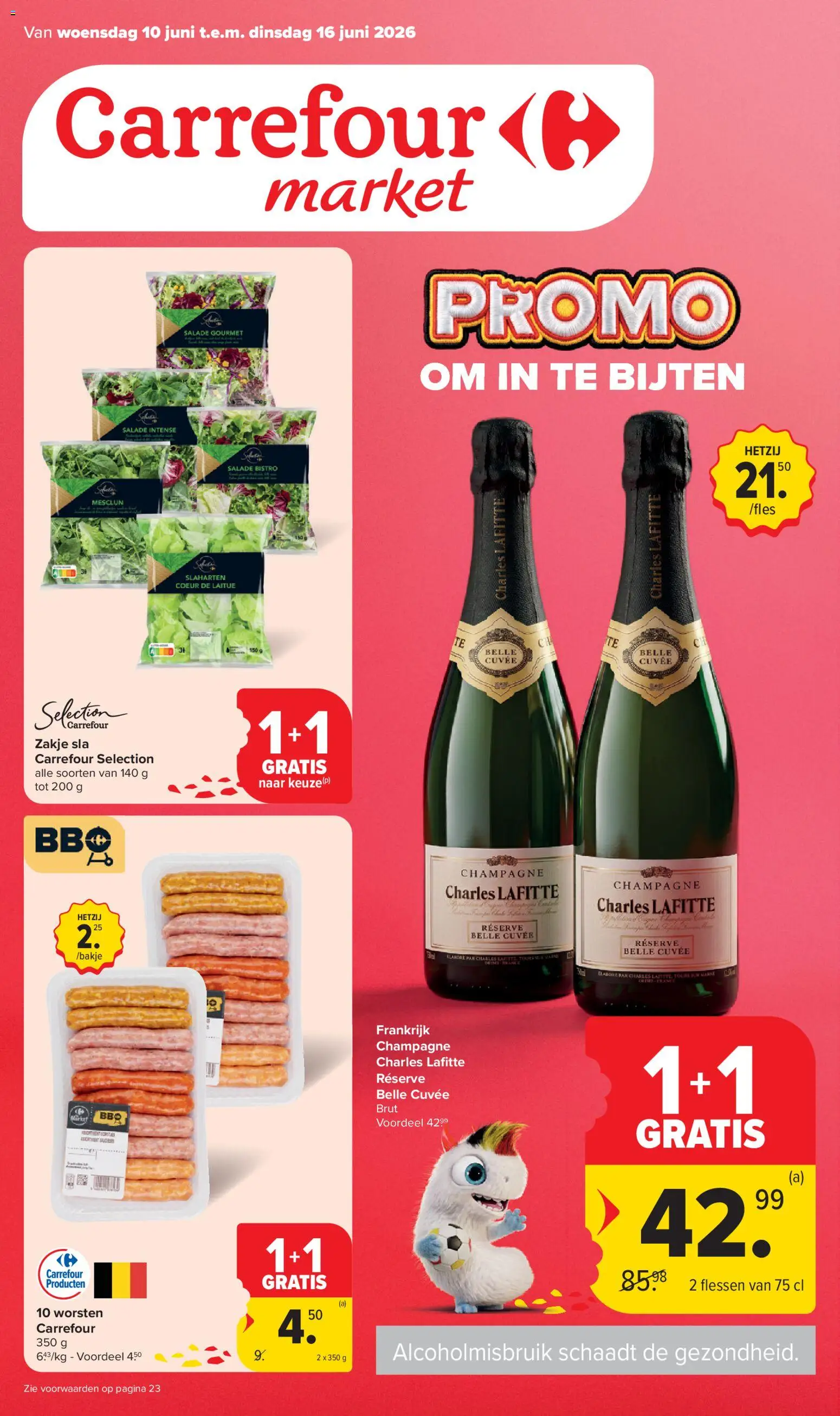 Voorbeeld van Carrefour market Folder week 24 van winkel Carrefour market geldig vanaf 10/06/2026