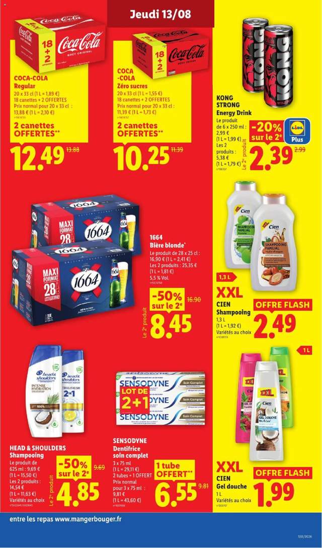 Nouveau catalogue Lidl à partir du 13/08