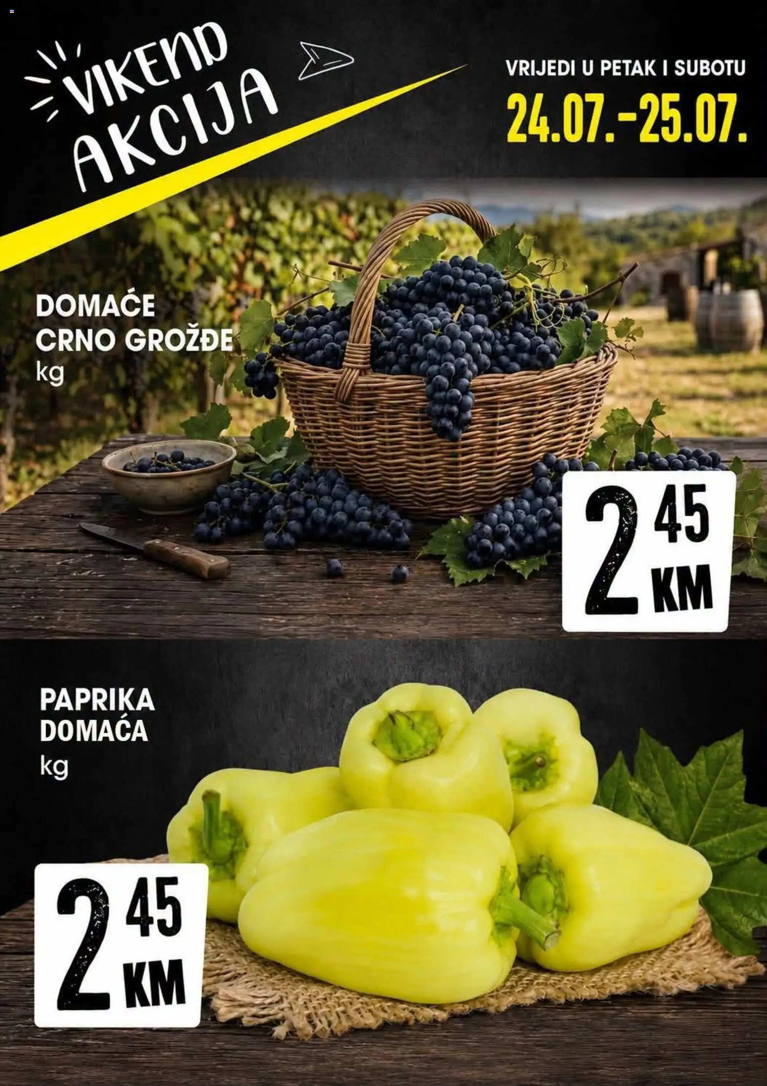 Pregled letka Prodex vikend akcija trgovine Prodex vrijedi od 24.07.2026