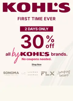 Preview of Kohl's weekly ads valid from 07/07/2026
