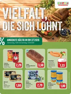 Vorschau von dem Prospekt des Geschäftes Feneberg, gültig ab dem 10.09.2026