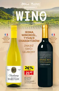 Pogląd gazetki "Auchan gazetka - Katalog Wino" ze sklepu Auchan ważnej od 05.10.2026
