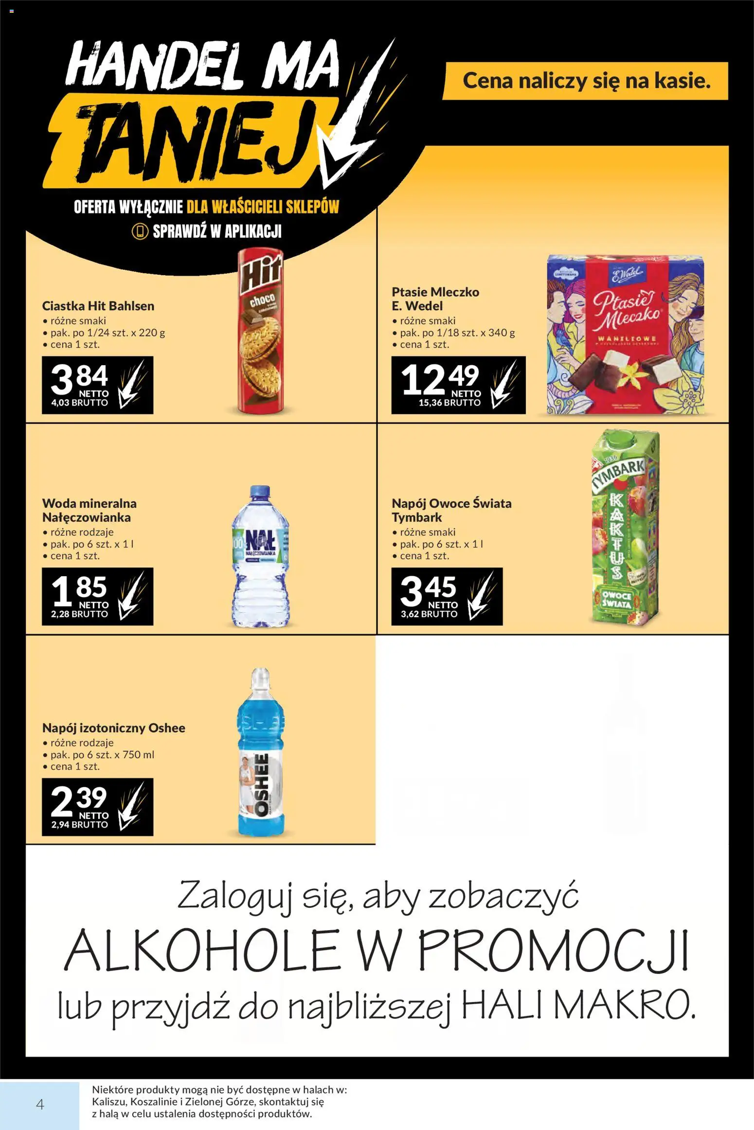 Pogląd gazetki "Makro gazetka" ze sklepu Makro ważnej od 27.10.2026 - Alkohole, Woda, Oshee, Ciastka, Owoce, Tymbark, Ptasie mleczko, Woda mineralna