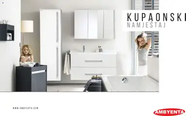 Pregled letka Katalog Kupaonski namještaj trgovine AMBYENTA vrijedi od 01.10.2025
