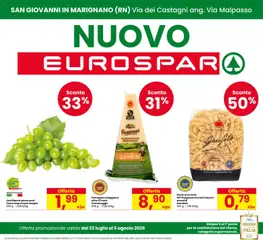 Anteprima dell'opuscolo Eurospar volantino San Giovanni in Marignano dal negozio Eurospar valido da 23/07/2026