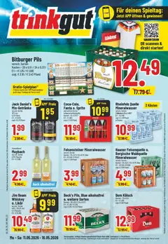 Vorschau von dem Prospekt des Geschäftes Trinkgut, gültig ab dem 11.05.2026