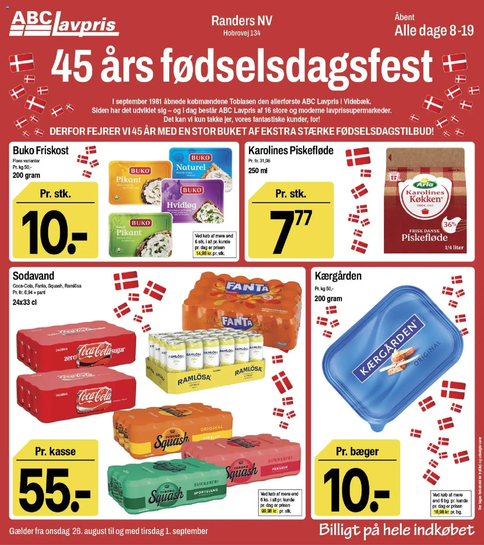 Eksempel på tilbudsavis Abc Lavpris - Tilbudsavis fra butik Abc Lavpris gyldig fra 26/08/2026