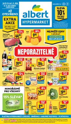 Náhled nabídky: Albert Albert leták - Hypermarket Jablonec nad Tisou platný od 28.10.2026