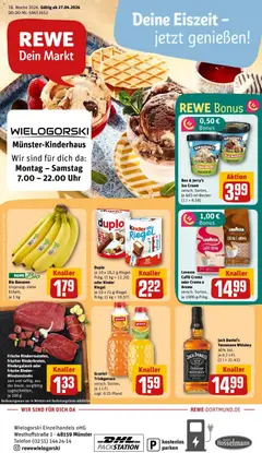 Vorschau von dem Prospekt des Geschäftes Rewe, gültig ab dem 27.04.2026