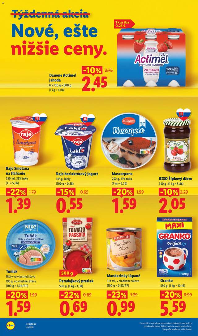 Nový Lidl leták od 21.09.