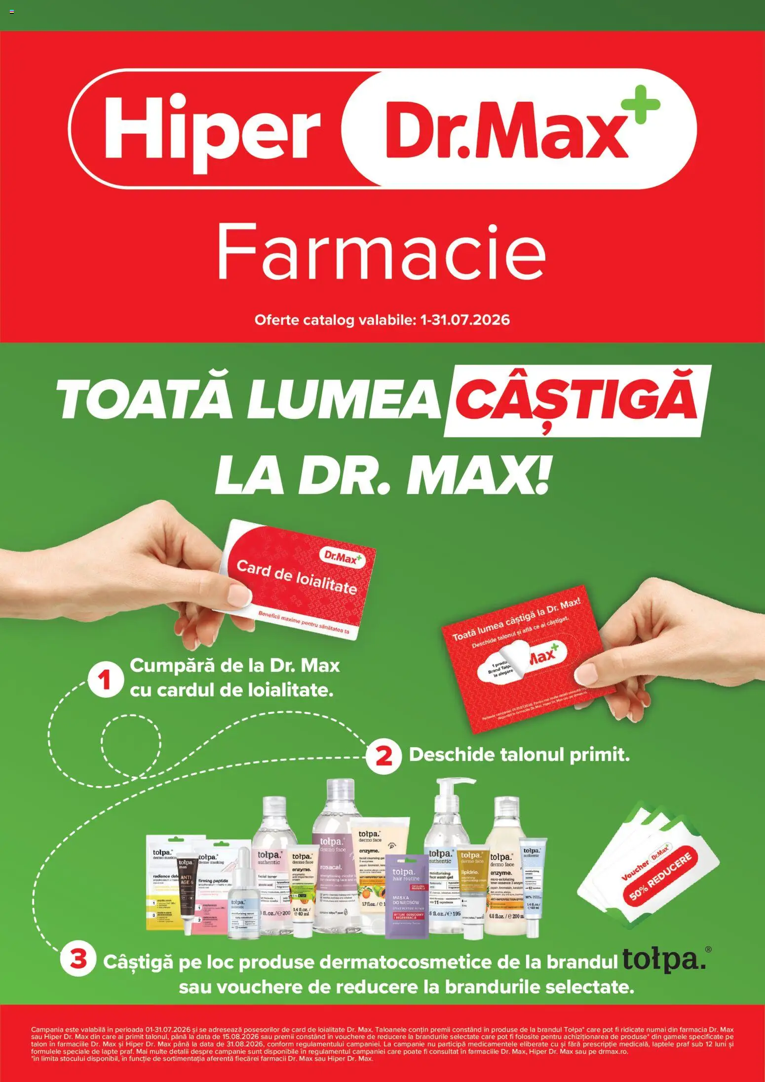 Previzualizarea de cataloage: Dr.Max Dr.Max Catalog Hiper-farmacii valabil de la 01.07.2026 - Lapte, Toner