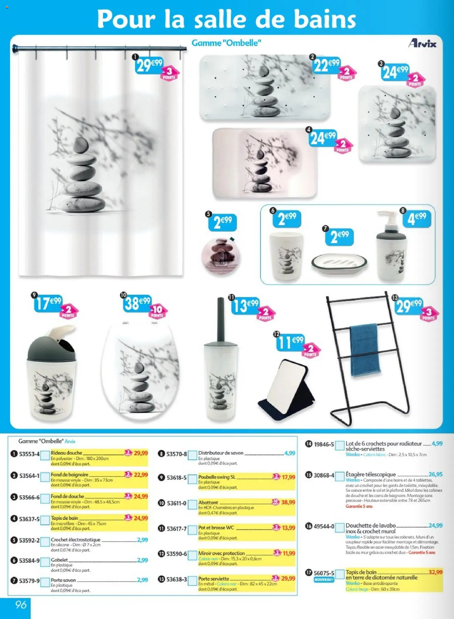 Prévisualisation de Maximo catalogue epicerie du magasin Maximo formulaire valide 24/08/2026 - Distributeur, Tapis, Gants, Porte, Étagère, Tapis de bain, Savon, Base