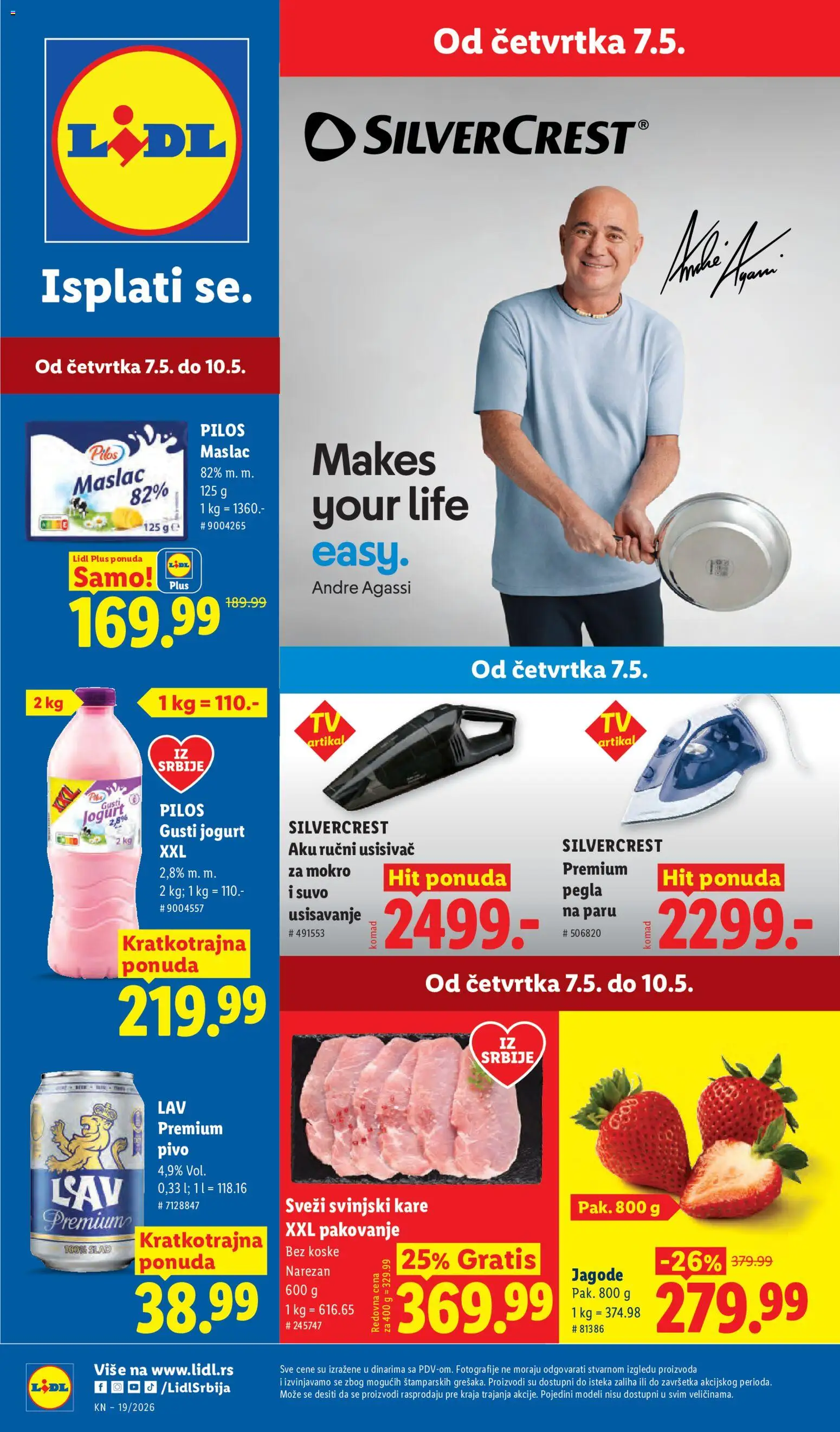 Pregled Lidl kataloga - važi od 07.05.2026