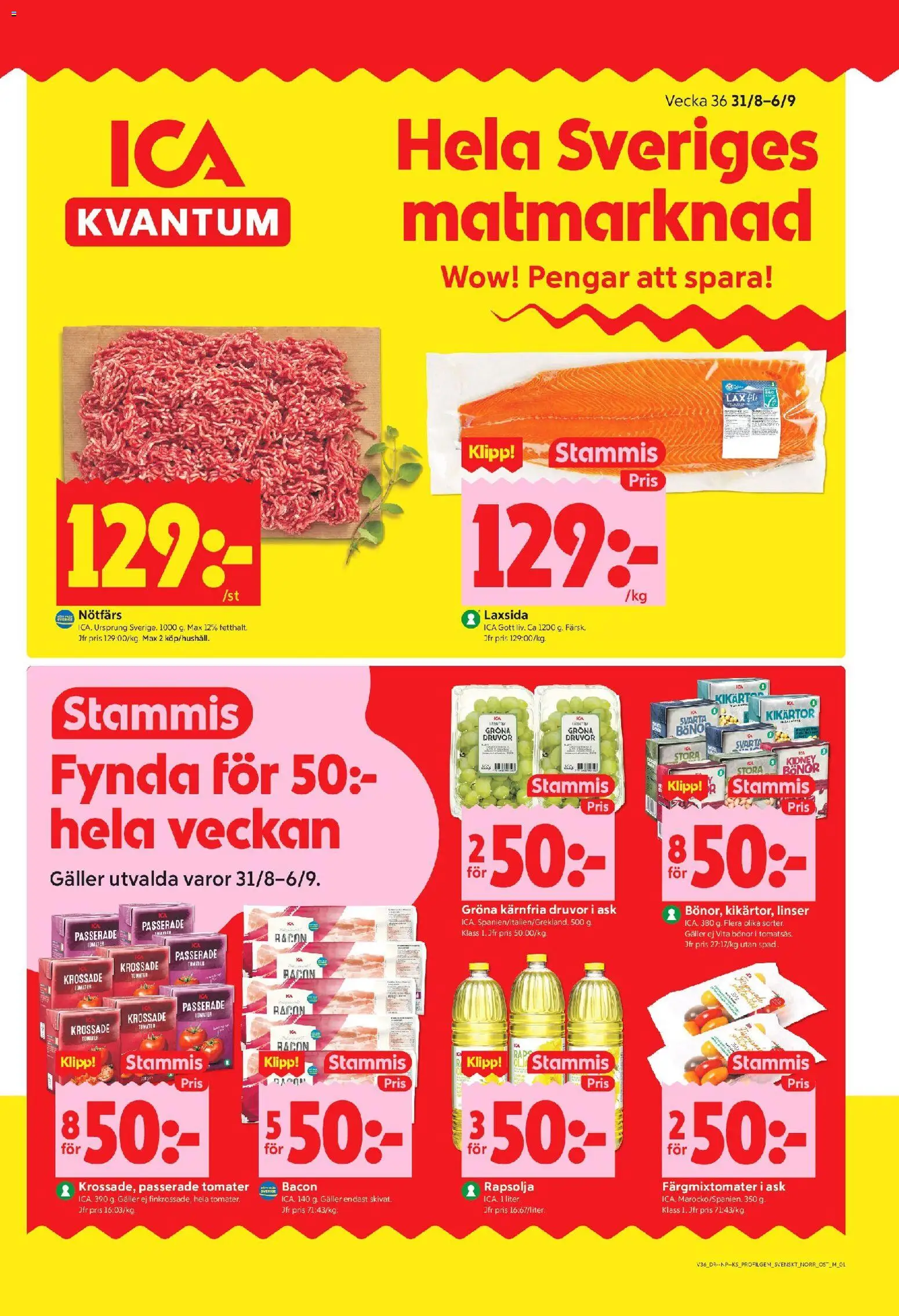 Förhandsgranska reklamblad ICA Kvantum erbjudanden från butik ICA Kvantum gäller från 31/08/2026