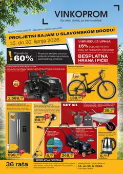 Pregled letka Vinkoprom Katalog trgovine Vinkoprom vrijedi od 15.06.2026