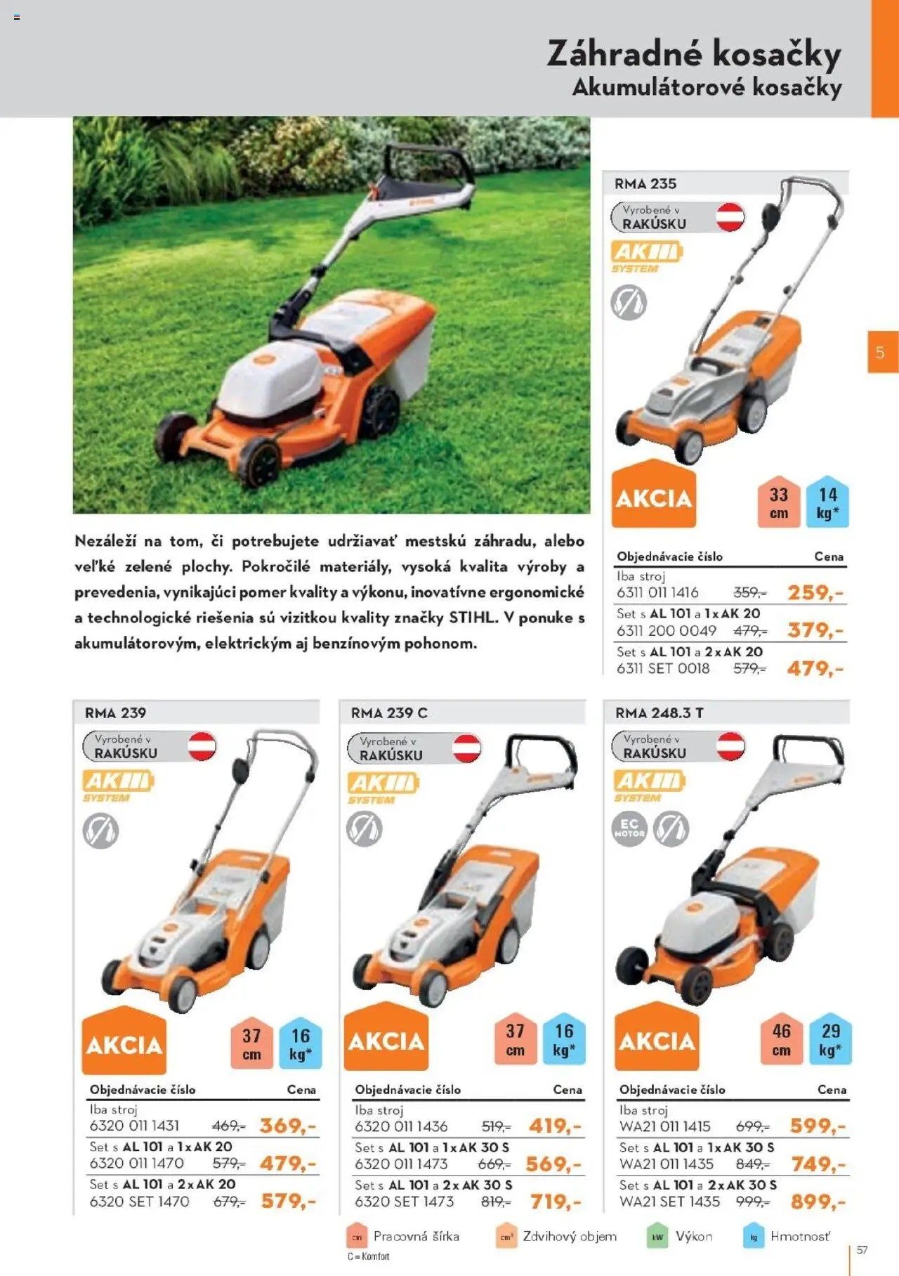Náhľad STIHL letáku platného od 29.09.2025 - Kosačky