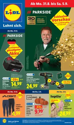 Vorschau von dem Prospekt des Geschäftes Lidl, gültig ab dem 31.08.2026