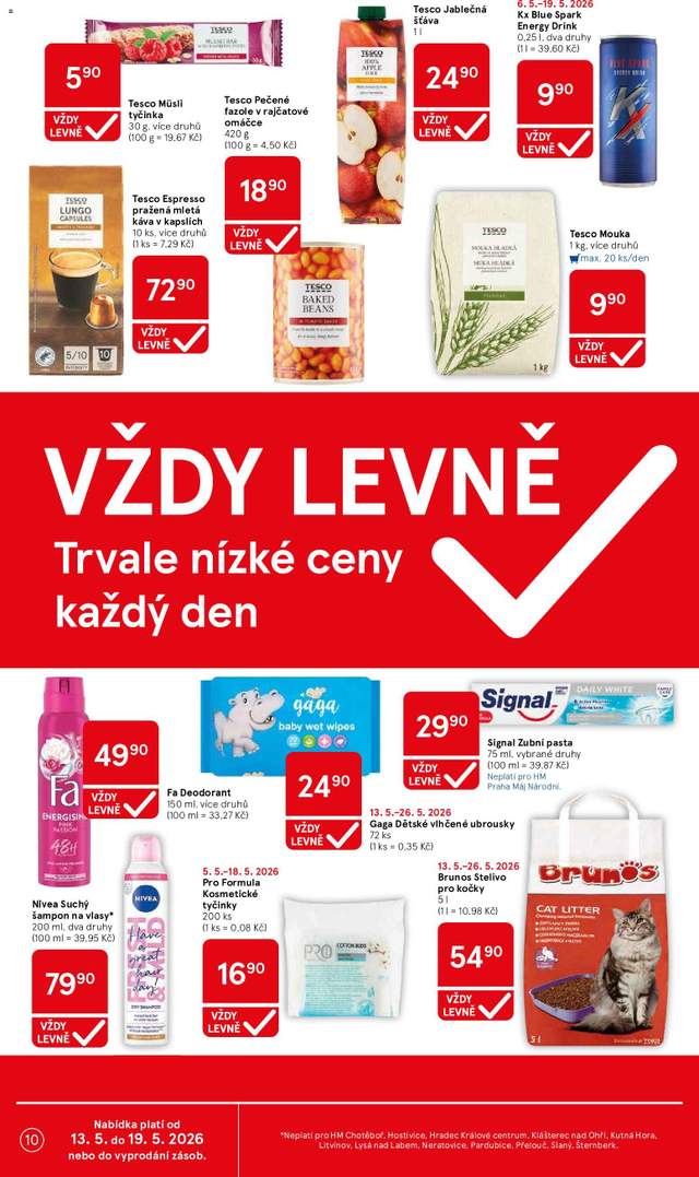 Nový Tesco leták od 13.05.