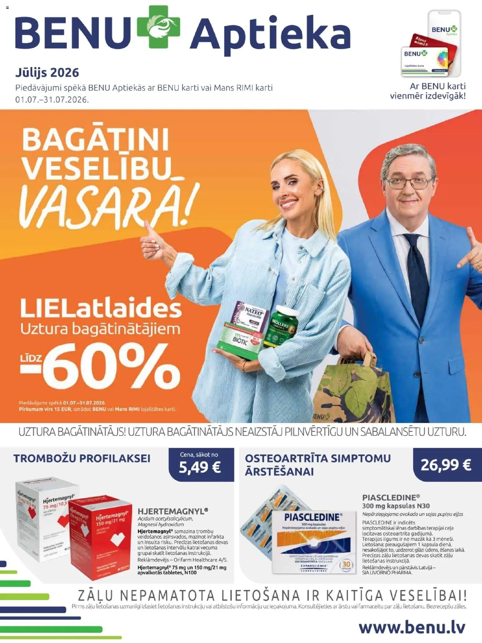 Skatīt BENU akciju bukletu, derīgs no 01.07.2026.