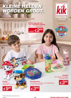 Voorbeeld van KiK folder van winkel KiK geldig vanaf 06-07-2026
