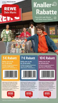 Vorschau von dem Prospekt des Geschäftes Rewe, gültig ab dem 07.09.2026