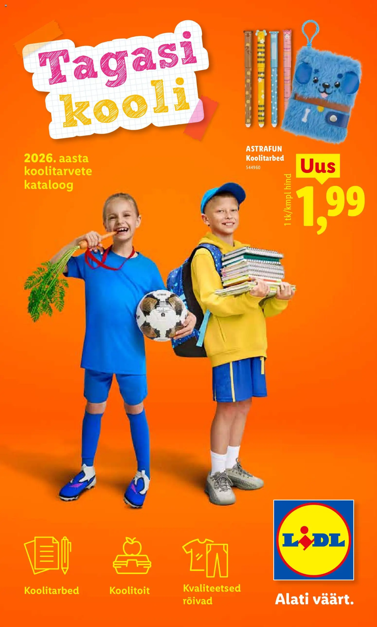 Lidl kliendilehe eelvaade alates 17.08.2026
