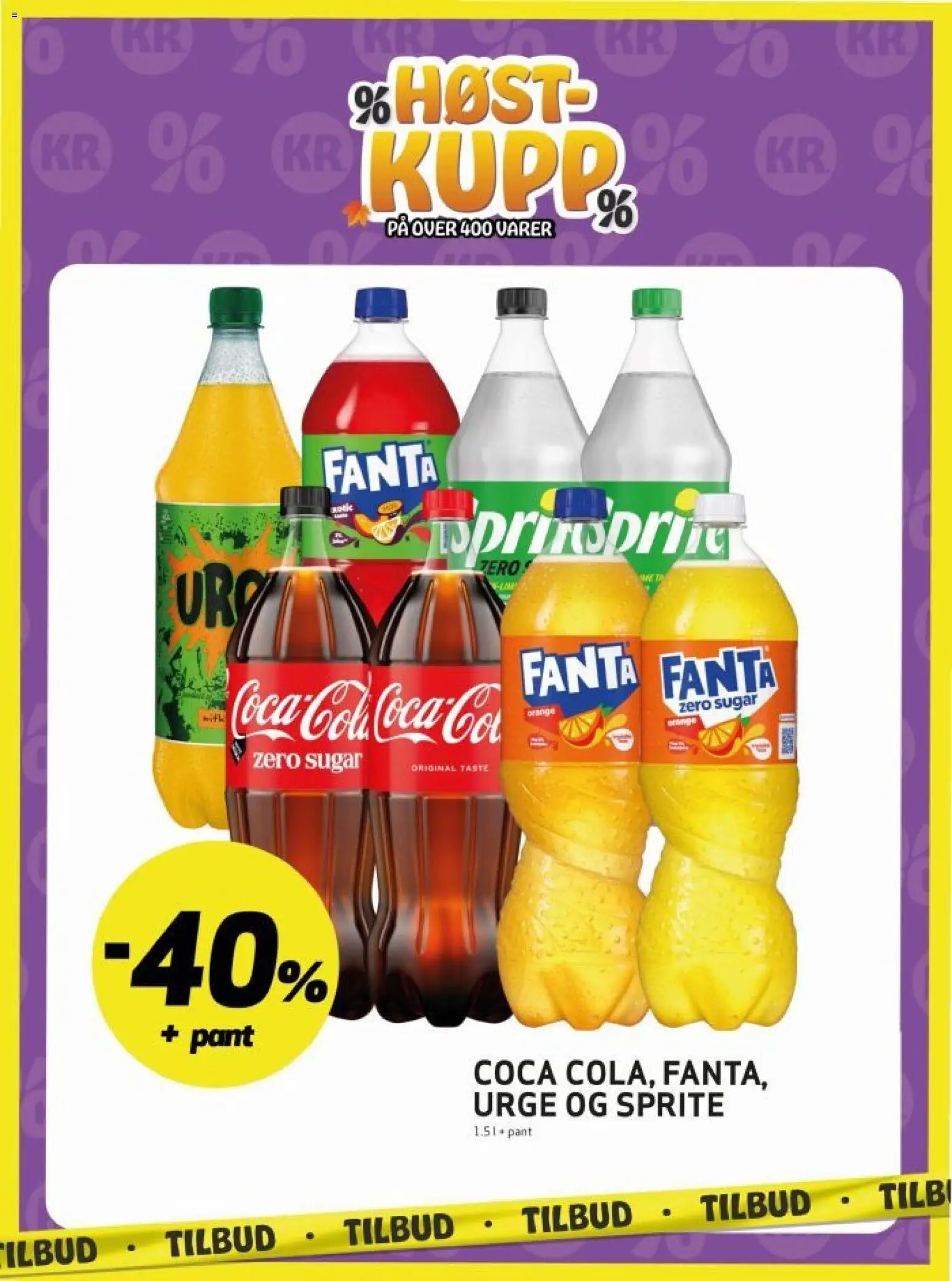 Forhåndsvis Bunnpris kundeavis helgekupp fra butikk Bunnpris gyldig fra 08/10/2026 - Fanta, Sprite