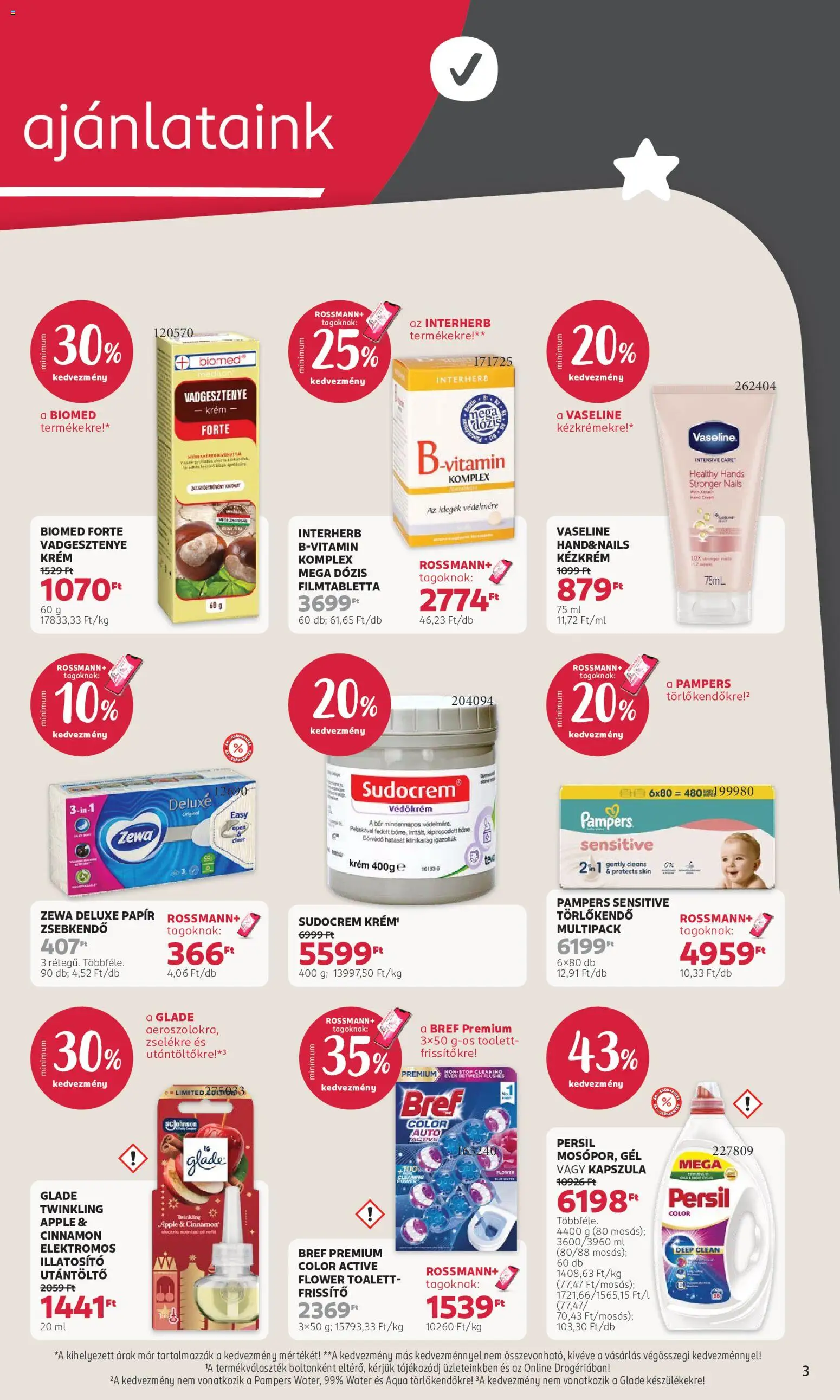 Rossmann - Rossmann akciós újság megtekintése, amely érvényes 2026.10.19.-től - Sudocrem, Kapszula, Persil, Zsebkendő, Kézkrém, Törlőkendő, Utántöltő, Védőkrém