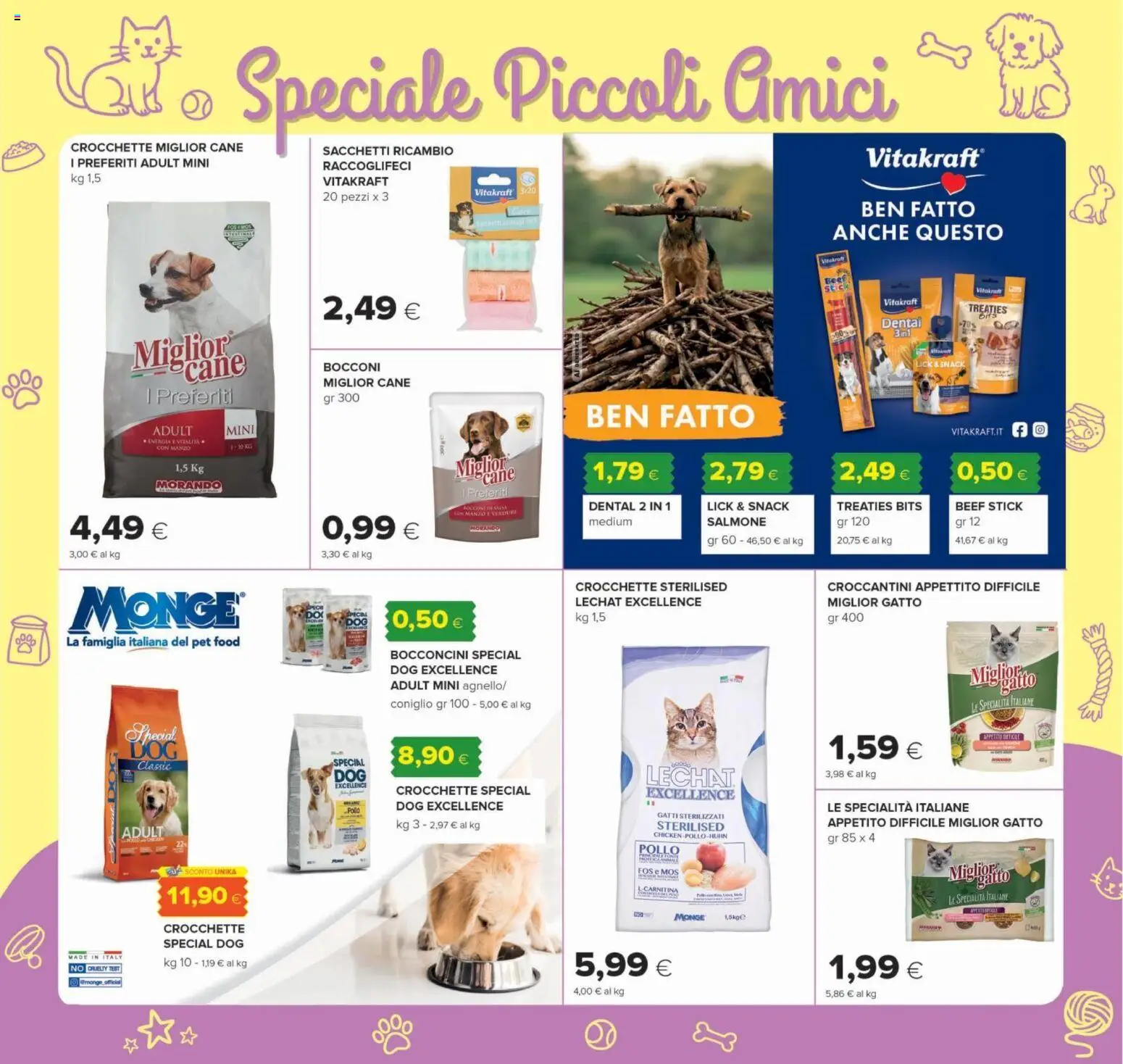 Anteprima dell'opuscolo Oasi volantino dal negozio Oasi valido da 22/10/2026 - Coniglio, Pollo, Salmone, Manzo, Crocchette, Specialità