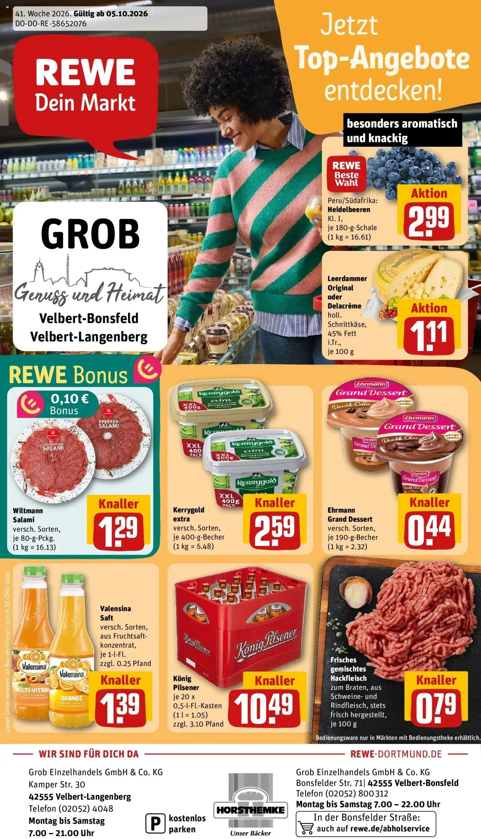 Vorschau von dem Prospekt des Geschäftes Rewe, gültig ab dem 05.10.2026