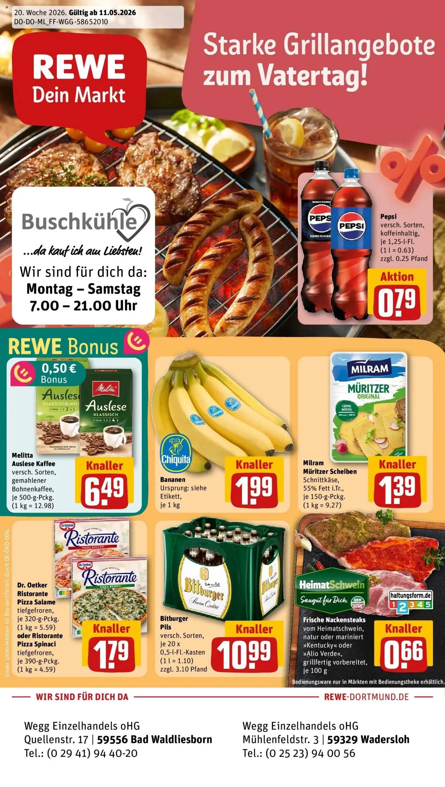 Vorschau von dem Prospekt des Geschäftes Rewe, gültig ab dem 10.05.2026