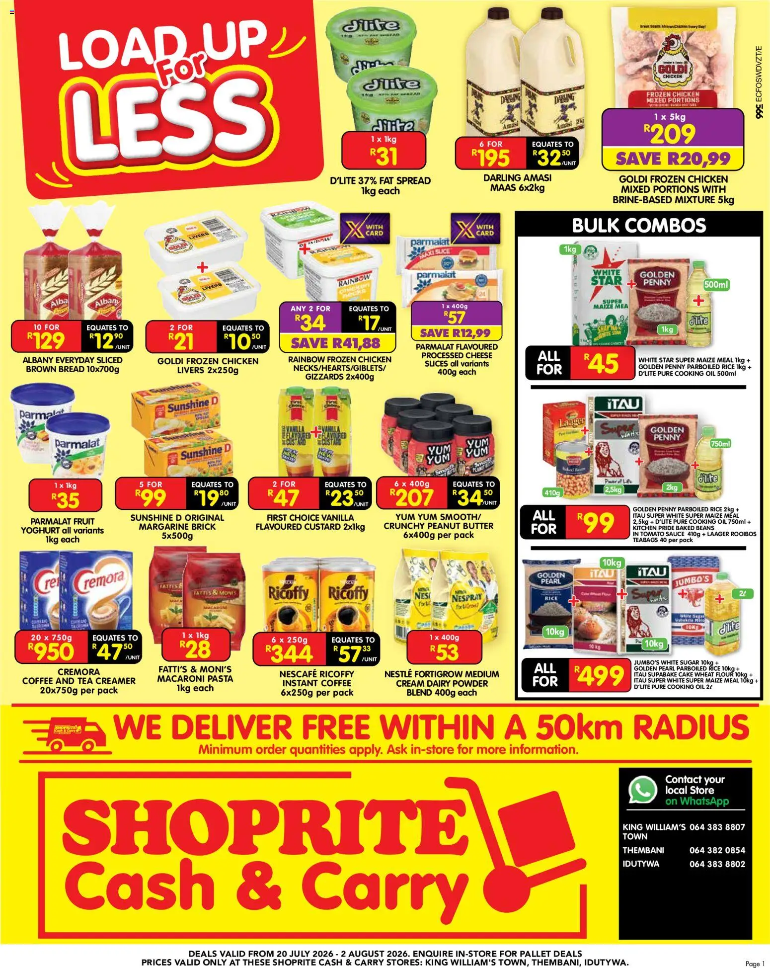 Preview of Shoprite flyer valid from 20/07/2026