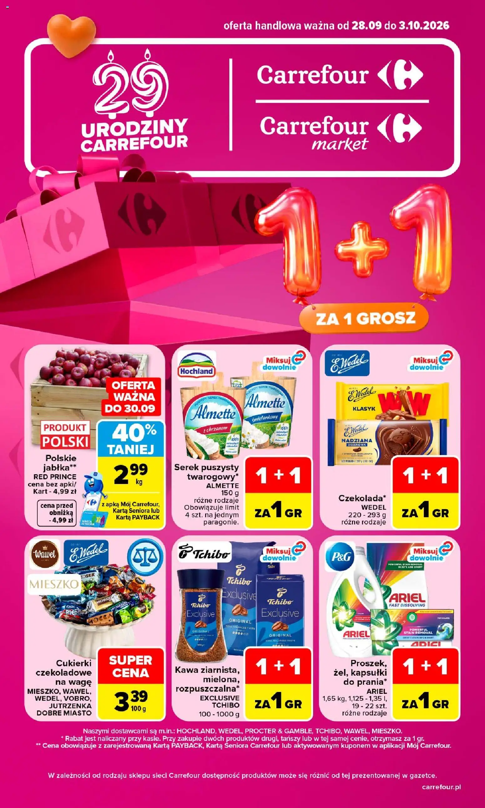 Pogląd gazetki "Carrefour gazetka" ze sklepu Carrefour ważnej od 28.09.2026