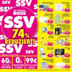 Vorschau von dem Prospekt des Geschäftes SB Möbel Boss, gültig ab dem 11.07.2026