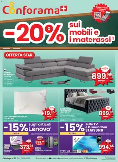 Vorschau des Merkblatts Conforama aktionen IT vom Shop Conforama gültig von 05.08.2026 bis 25.08.2026