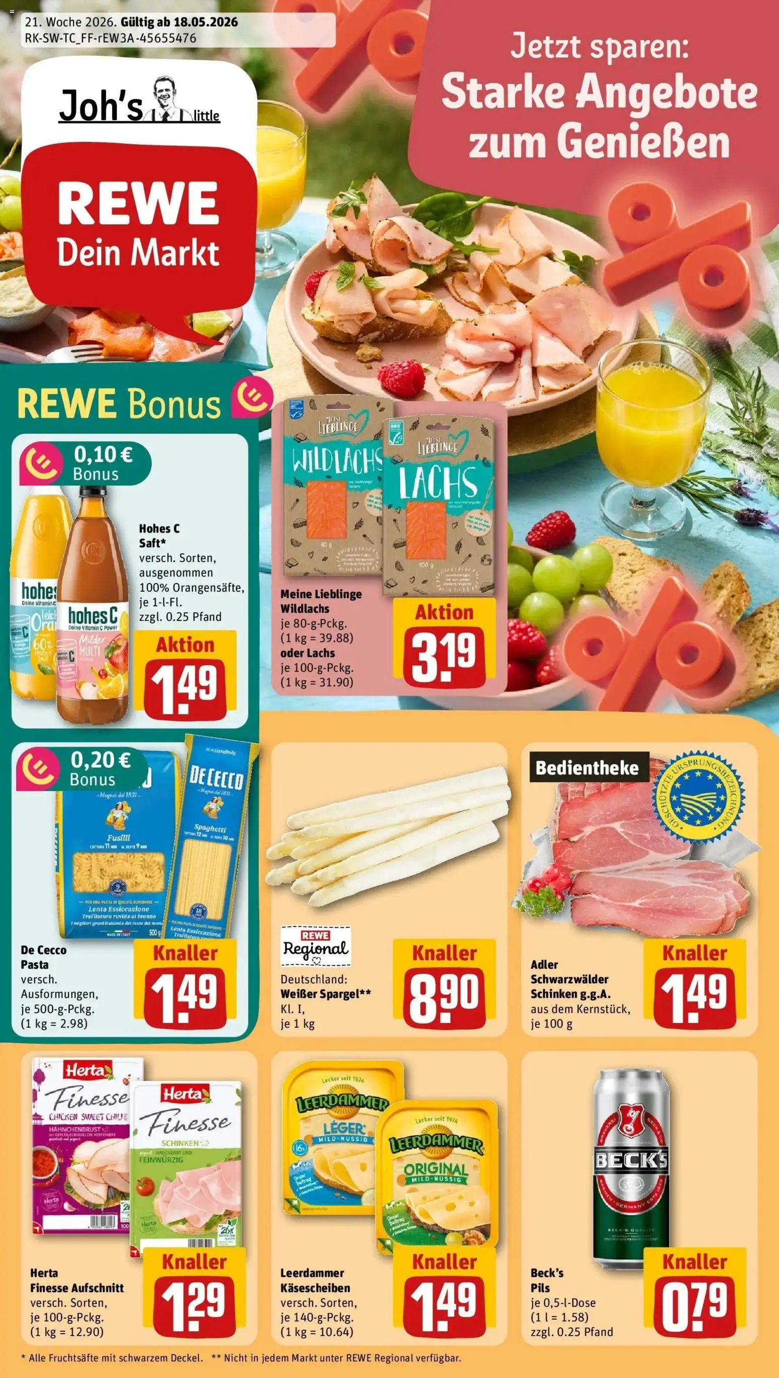 Vorschau von dem Prospekt des Geschäftes Rewe, gültig ab dem 17.05.2026