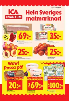 Förhandsgranska reklamblad Aktuella erbjudanden från butik ICA Kvantum gäller från 27/07/2026