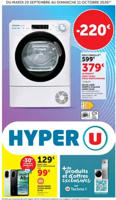 Prévisualisation de Hyper U - Les prix bas de la semaine du magasin Hyper U formulaire valide 29/09/2026