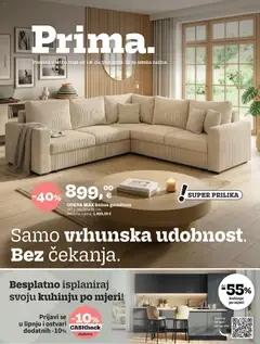 Pregled letka Prima Katalog trgovine Prima vrijedi od 01.06.2026